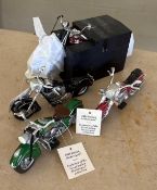 4 Harley Davidson Model Motorcycles