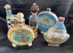 5 Vintage Decanters