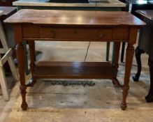 Antique Parlor Table with Turned Legs