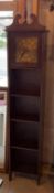 Chippendale Style Grandfather Clock with Shelves