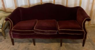 Vintage Velvet Sofa