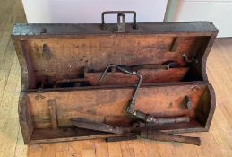 Antique Tool Case with Tools