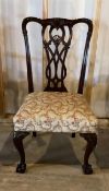 Vintage Chippendale-Style Dining Chair