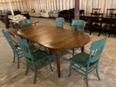Wooden Dining Table with Leaves