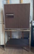 Sanyo Mini-Fridge with Rolling Cart