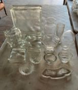Vintage Clear Glassware