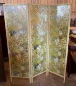 Boho Retro 3 Panel Dressing Screen