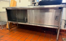 72 inch SS Condiment Station