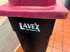 2 Lavex Trash Cans