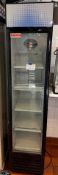 Galaxy Glass Front Single Door Refrigerator