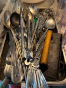 SS Long Handled Slotted Spoons