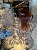 Assorted Beverage Pitchers