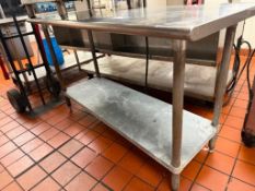 60 inch SS Work Table