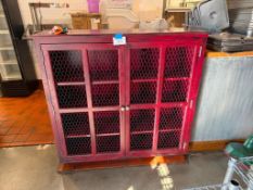 2 Door Primitive Style Hostess Station