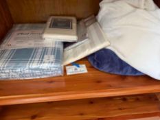 Vermont Country Store Plaid Seersucker Cotton Bedspread Queen new in packaging