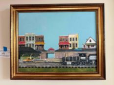 Original Dick Cupp Painting N&W Theme