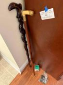 2 Decorative Walking Sticks