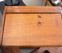 Lap Style Wooden Desk with Assorted Fountain Pens