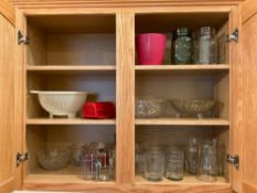 Cabinet Lot of Glassware