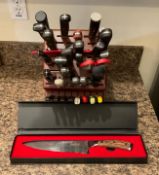 Knife Block with Knives