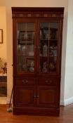 2 Door Lighted Curio Cabinet
