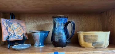 Group of 5 Handcrafted Pottery Pieces