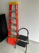 6 Ft A Frame Ladder and Step Stool