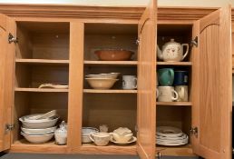 Cabinet lot of Dishes