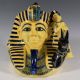 Yellow Flambe The Pharaoh D7028 Factory Proof - Large - Royal Doulton Character Jug - Bild 2 aus 4