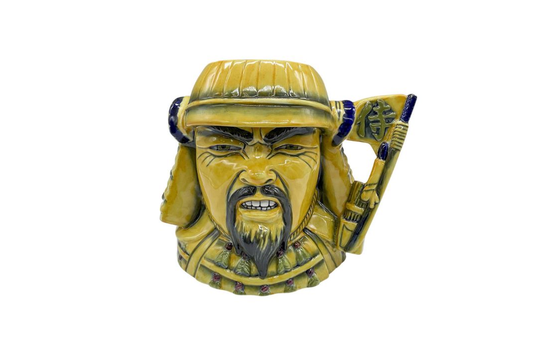 Yellow Flambe Samurai Factory Proof - Large - Royal Doulton Character Jug - Bild 1 aus 4