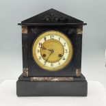 Antique Victorian Slate Mantel Clock