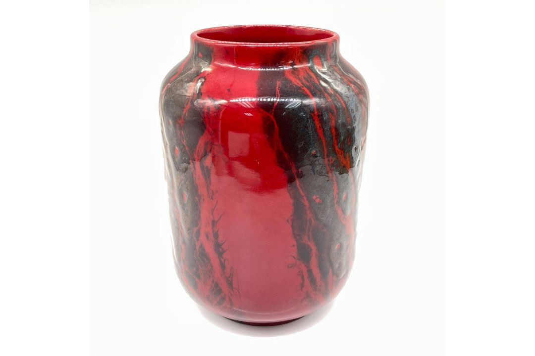 Royal Doulton Flambe Fanling Vase in Oriental Sung BA15 - Bild 1 aus 5