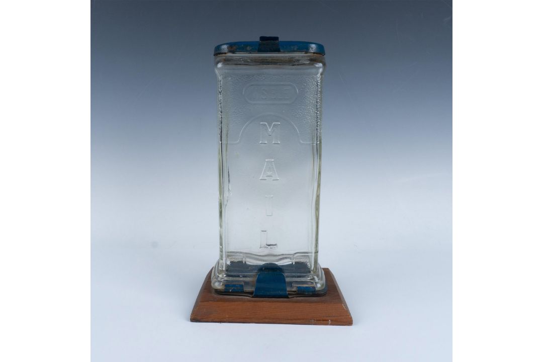 Antique Glass Visible Mailbox - Bild 1 aus 7