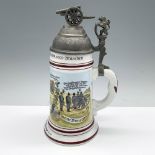 German Porcelain Beer Stein, Kanonier Franz Neumayr