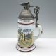 German Porcelain Beer Stein, Kanonier Franz Neumayr - Bild 1 aus 5