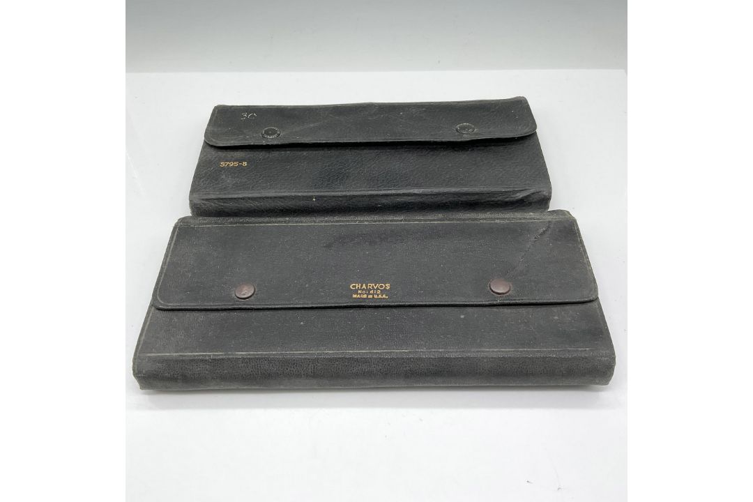 2pc Chavros + Keuffel & Esser Engineers Drafting Kits w/Case - Bild 2 aus 3