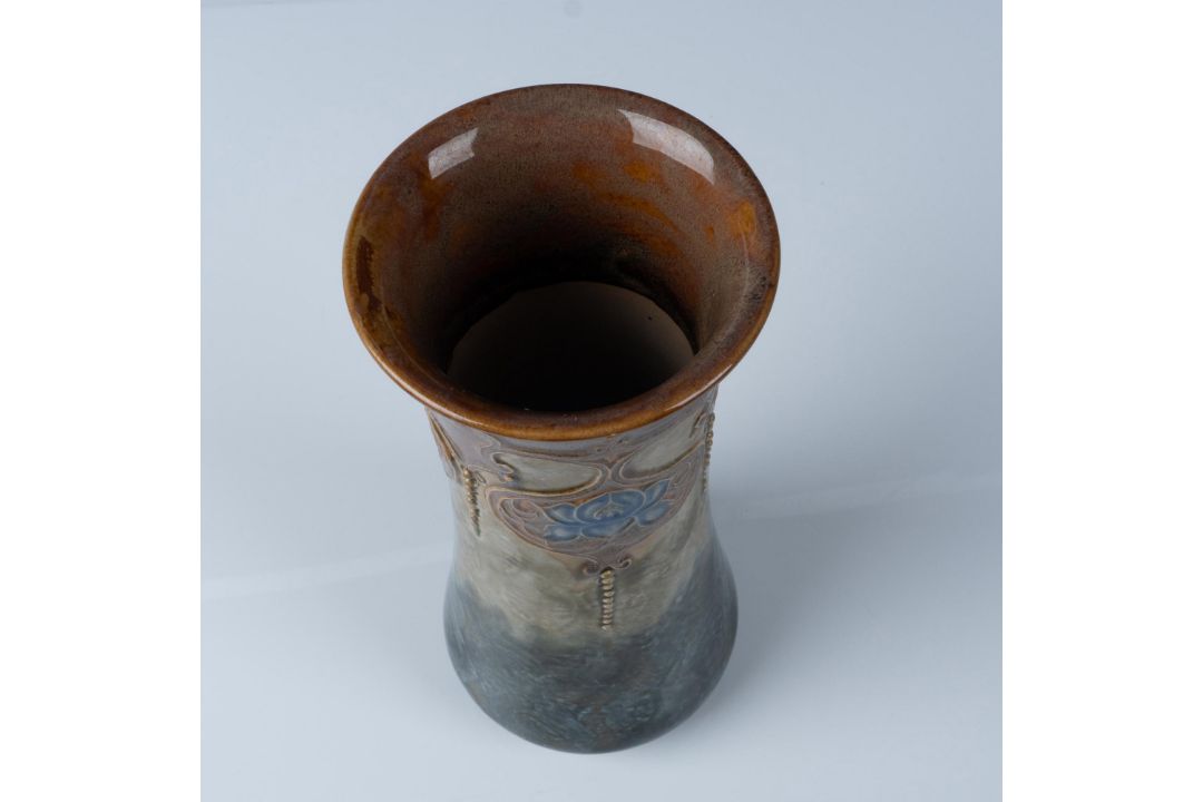 Royal Doulton Art Nouveau Stoneware Vase 6943 - Bild 4 aus 5