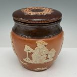 Royal Doulton Stoneware Tobacco Jar with Lid