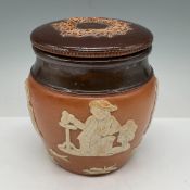 Royal Doulton Stoneware Tobacco Jar with Lid