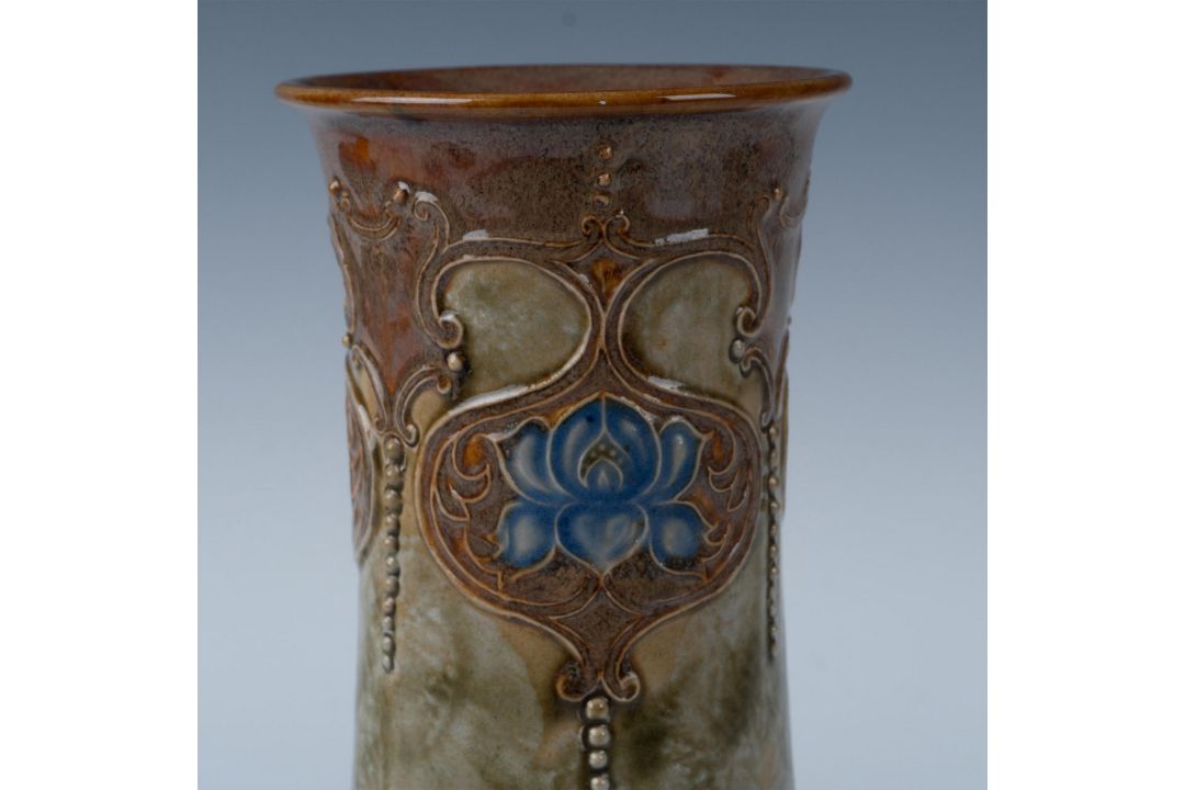 Royal Doulton Art Nouveau Stoneware Vase 6943 - Bild 3 aus 5