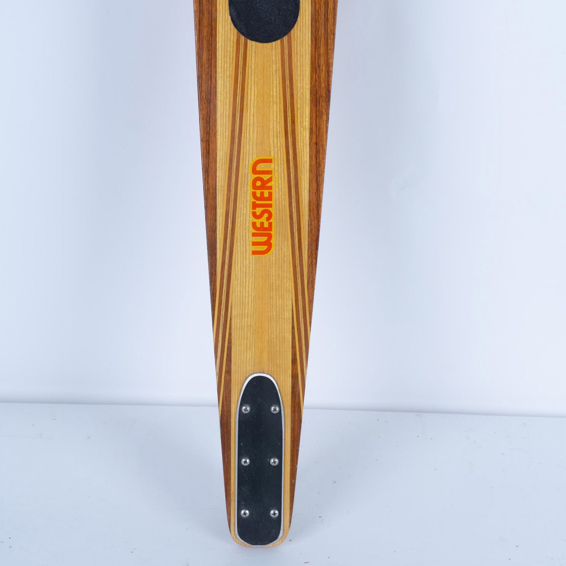 Vintage Western Wood "Classic" Wooden Water Ski - Bild 5 aus 8