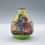 Royal Doulton Series Ware Miniature Vase, Dutch Boy & Girl