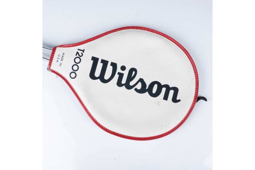 3pc Classic Dunlop and Wilson Tennis Rackets - Bild 7 aus 7
