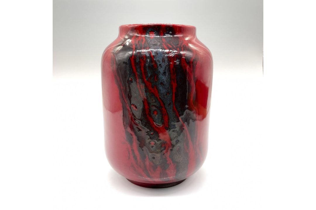 Royal Doulton Flambe Fanling Vase in Oriental Sung BA15 - Bild 3 aus 5