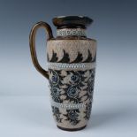 Antique Doulton Lambeth Stoneware Pitcher