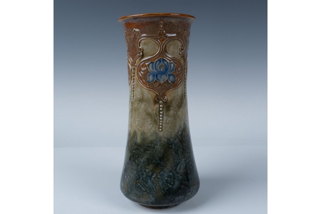 Royal Doulton Art Nouveau Stoneware Vase 6943 - Bild 2 aus 5