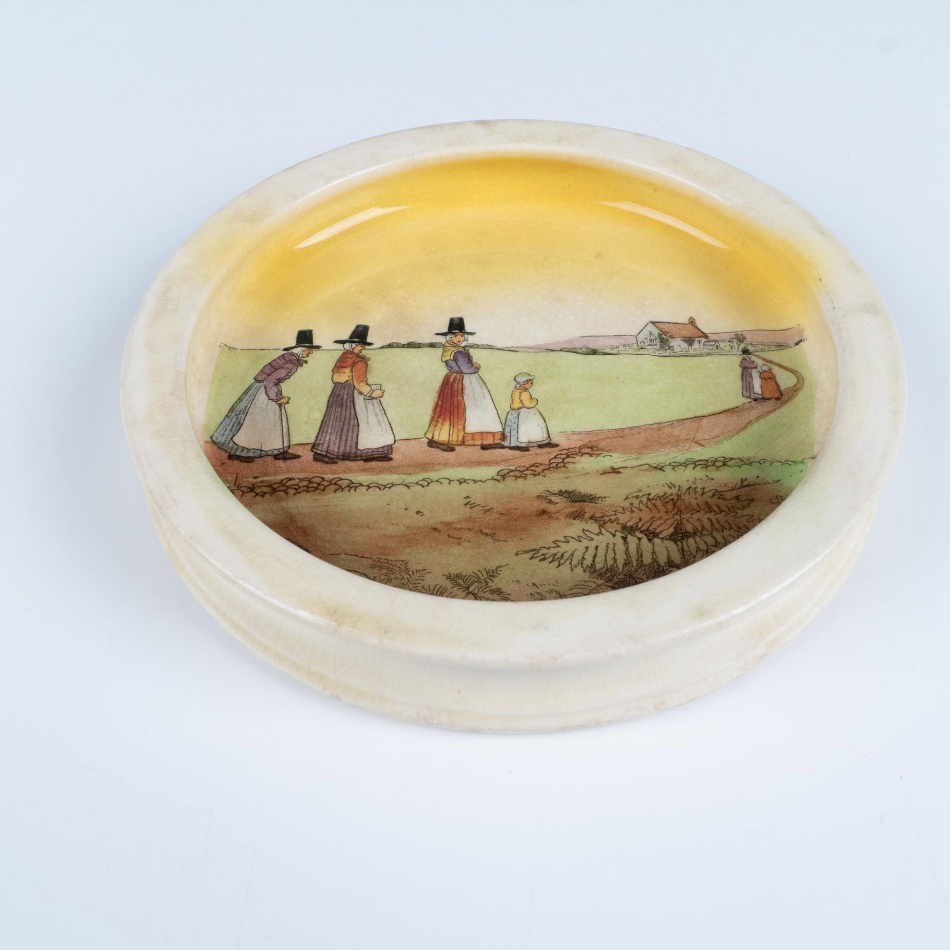 Royal Doulton Series Ware Baby Oatmeal Bowl, Welsh Ladies - Bild 2 aus 4