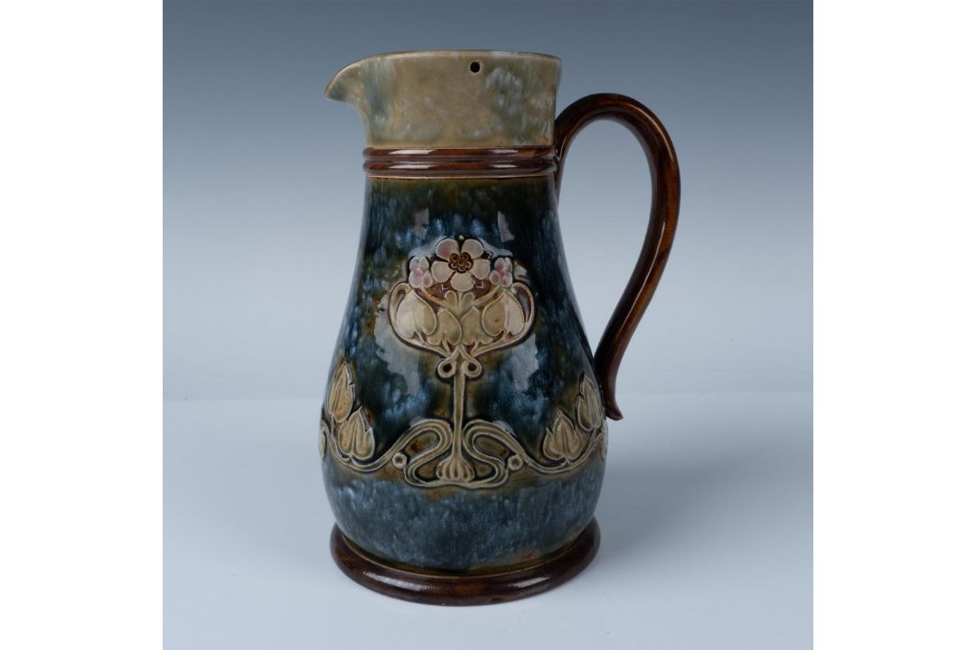 Royal Doulton Stoneware Vase 1896 - Bild 1 aus 4
