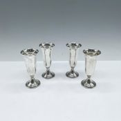4pc Vintage Sterling Silver Cordials