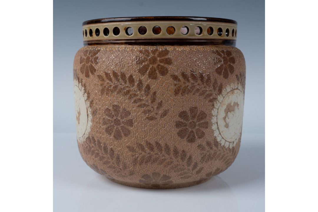 Doulton Lambeth Stoneware Vase 11410 - Bild 2 aus 4